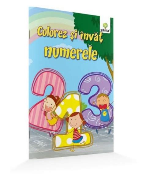 Colorez Si Invat Numerele Carte De Colorat Pentru Copii 3 5 Ani