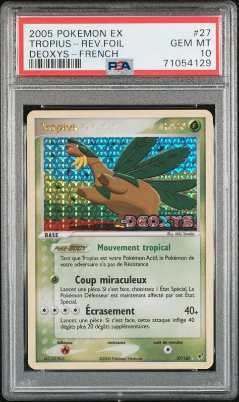 Voggt Buy Tropius Holo Reverse Ex Deoxys Psa