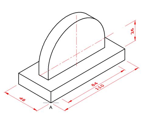 Isometric projection exercise 14