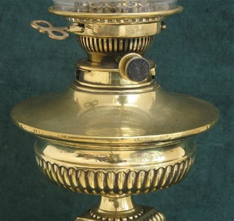 Beautiful Victorian Art Nouveau Solid Brass Messengers No Oil Lamp C