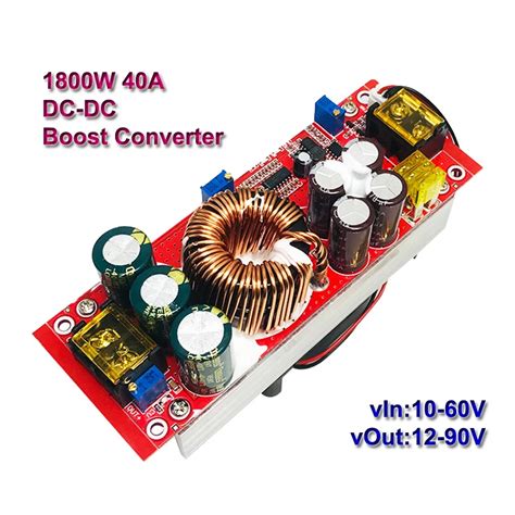 1800W 40A DC DC CC CV Boost convertisseur élévateur Variable DC Module