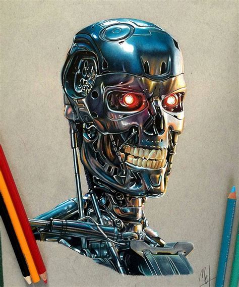 Terminator Drawing at GetDrawings | Free download