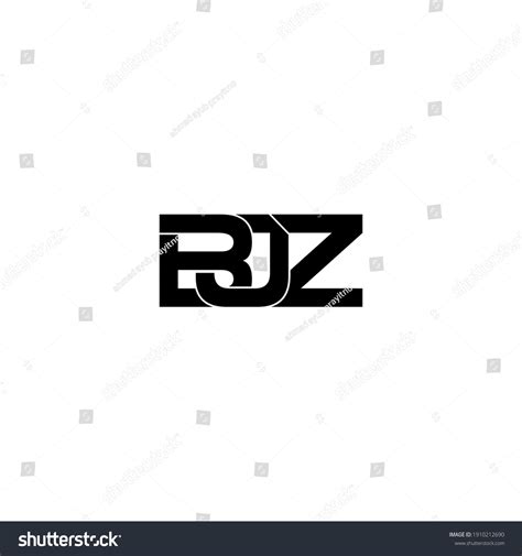 Letra Bjz Dise O Original Del Logotipo Vector De Stock Libre De