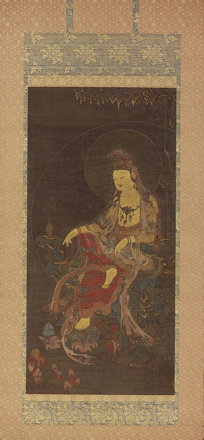 Water Moon Avalokiteshvara Painting By Unknown Pixels