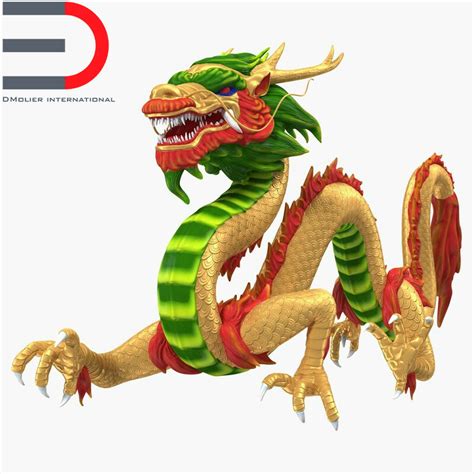 Artstation Chinese Dragon 3d Model