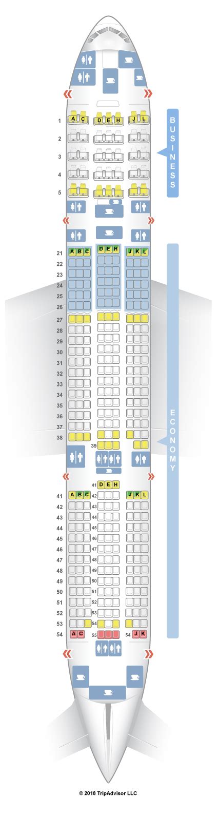 Boeing 777 200er Seat Map - Sioux Falls Zip Code Map