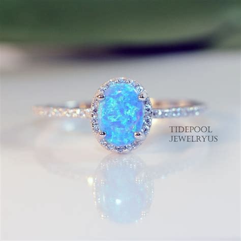 Opal Engagement Ring - Etsy