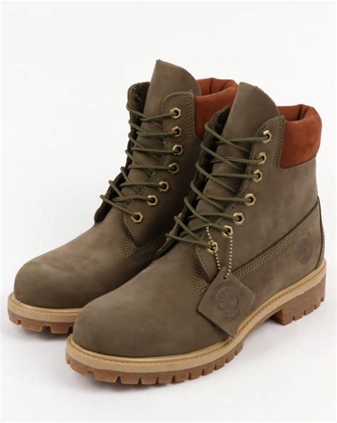 Timberland 6 Inch Premium Boots Greymensleathernubuck