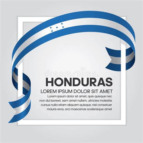 Fondo De La Bandera De Honduras Ilustraci N Del Vector Ilustraci N De