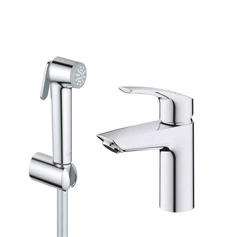 Комплект хигиенен душ и смесител Grohe Eurosmart 23124003-Synox