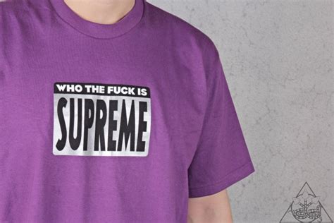 HYDRASupreme Who The Fuck Tee 車牌 燙銀 短TSUP Yahoo奇摩拍賣