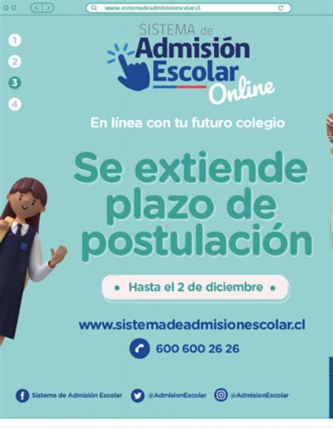 Se extiende plazo de postulación sistema de admisión escolar Christ