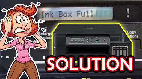 Ink Box Full Brother Dcp T Problem Solved Youtube