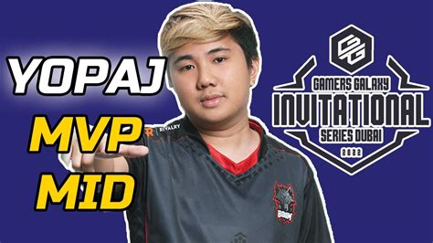 Boom Yopaj Mvp Of Gamers Galaxy Invitational Series Dubai Youtube