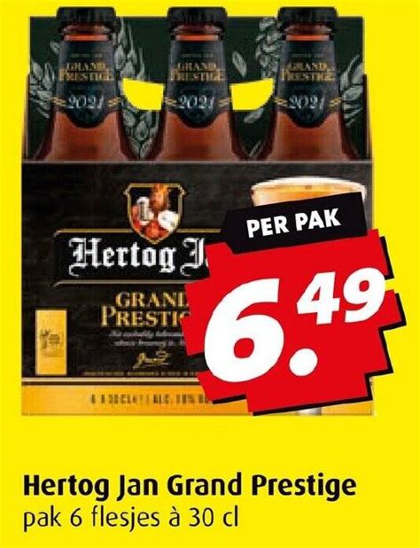 Hertog Jan Grand Prestige Pak Flesjes Cl Aanbieding Bij Boni