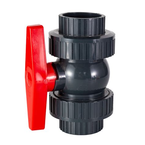 Pvc Double Union Ball Valve For Water Supply China Pvc Double Union