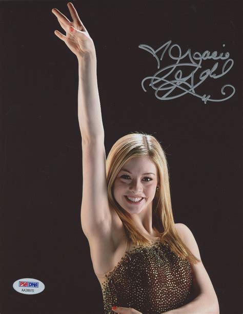 Gracie Gold Signed 8x10 Photo Psa Coa Pristine Auction