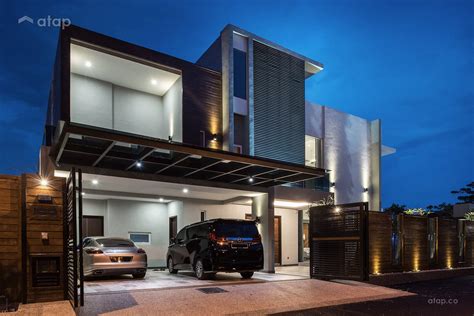 Contemporary Exterior Bungalow Design Ideas Photos Malaysia Atap Co