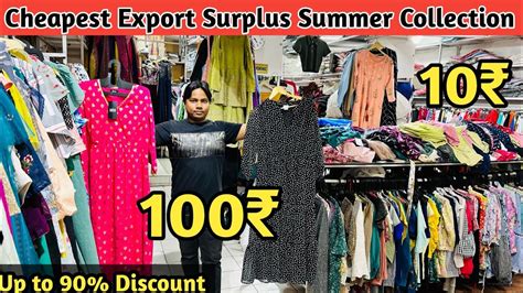 Cheapest Export Surplus Branded Garments Export Surplus Summer