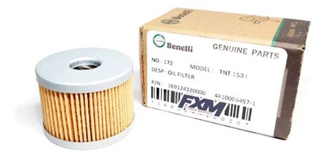 Filtro Aceite Benelli Tnt 150 I Motocicleta Benelli Original Cuotas