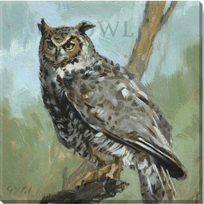 Darren Gygi Home Collection Owl Giclee By Darren Gygi Wrapped Canvas