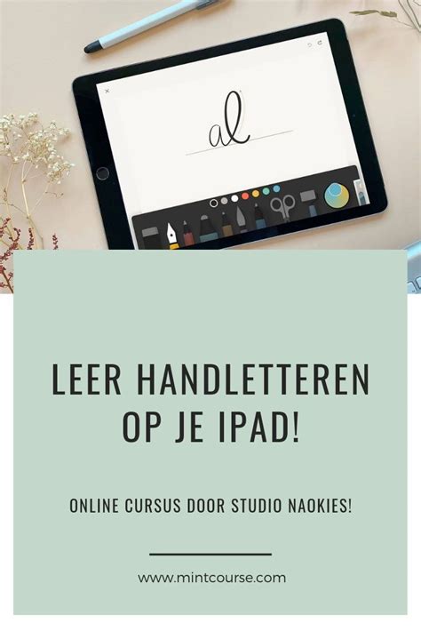 Leer Handletteren Op Je Ipad In Deze Online Cursus Leert Naomi Hoe Jij