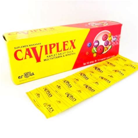 Jual Caviplex Cdez Vitamin C D E Dan Zinc Tablet Shopee Indonesia