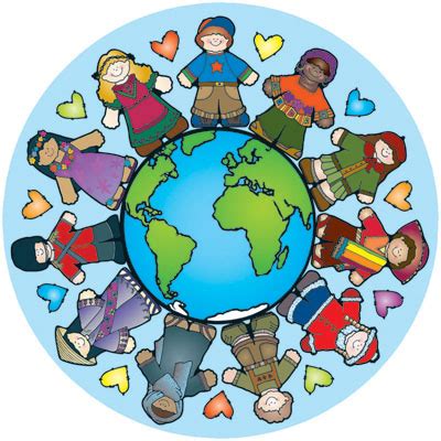 around the world children - Clip Art Library