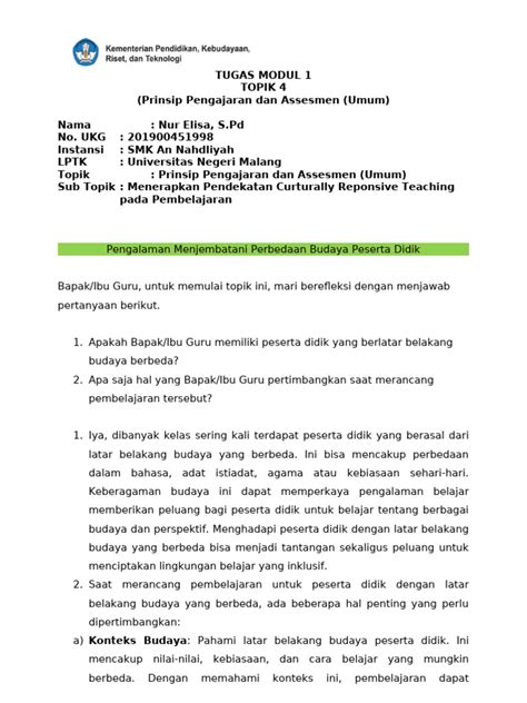 Tugas Modul 1 Topik 4 Pdf