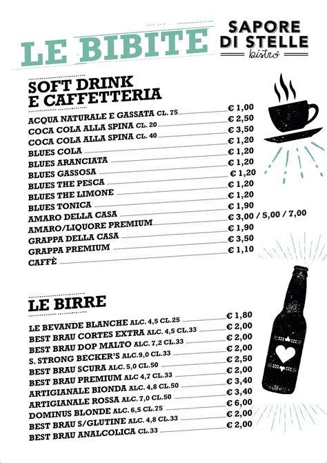 Menu Sapore Di Stelle