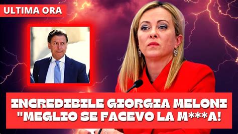 Giorgia Meloni Incriminata Avrei Dovuto Fare La M A La Politica