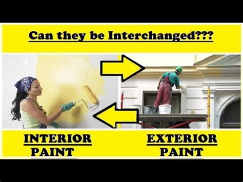 Difference Between Interior Paint And Exterior Paint Youtube