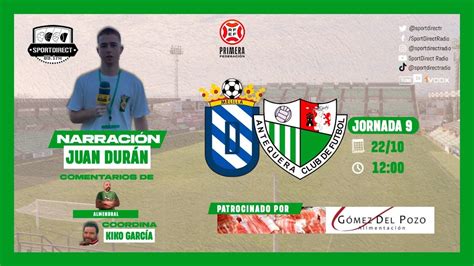 Directo Ud Melilla Vs Antequera Cf Jornada Primera Rfef