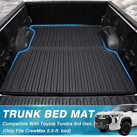 Mixsuper Custom Fit Truck Bed Mat For 2022 2023 Toyota Tundra 55ft Bed