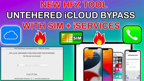 🔥 2022 New Untethered Icloud Bypass With Sim Signal Network Icloud Bypass Sim Fix Hfz