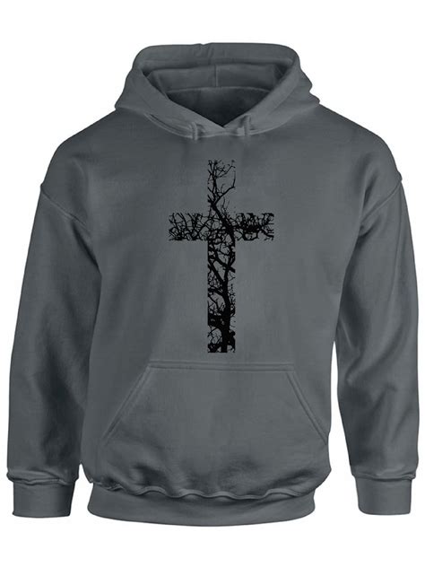 Awkward Styles Black Cross Unisex Hoodie Christian Hoodies For Him