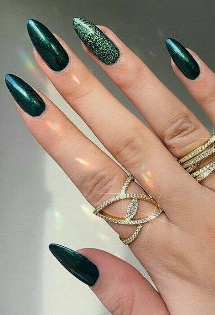 Green Nails Ideas Unghie Idee Unghie Verdi Idee Per Unghie