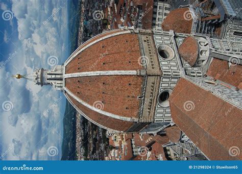 A View of the Dome of the Duomo, Florence Stock Photo - Image of tower ...