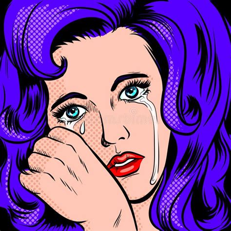 Pop Art Comic Book Woman Screaming In Fear Illustration Stock Vector Illustration Of Argh