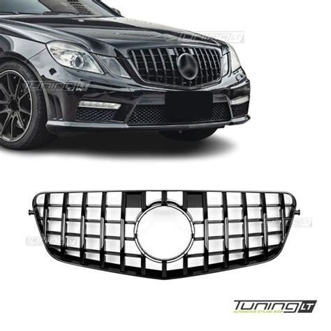 For Mercedes W Gtr Panamericana Style Grille Gloss Black