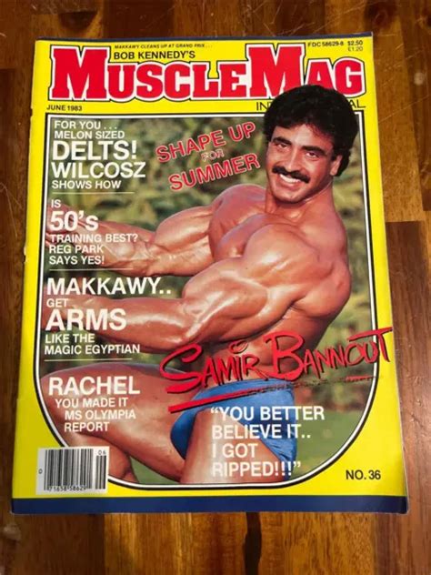 MUSCLEMAG BODYBUILDING MUSCLE Magazine Mr Olympia SAMIR BANNOUT 6 83