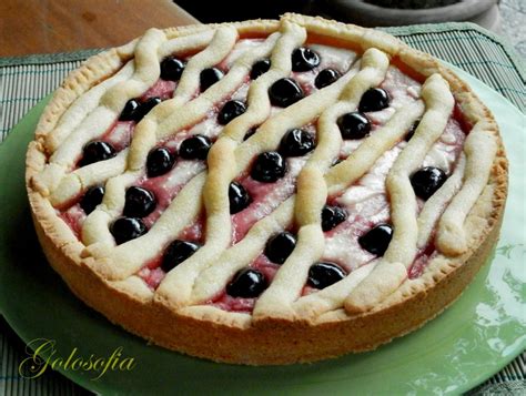 Crostata Con Crema Di Ricotta E Amarene Ricetta Golosissima