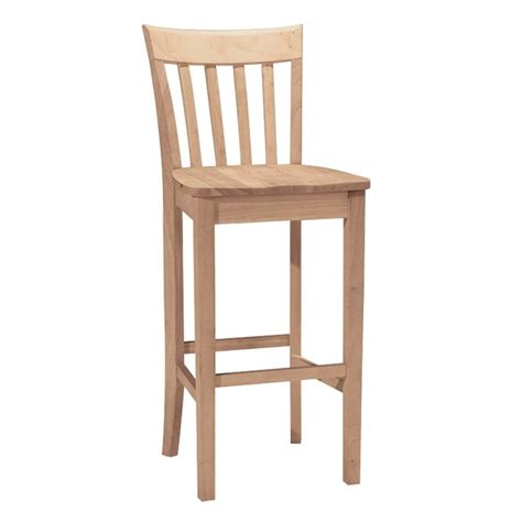 International Concepts Natural Bar Stool At