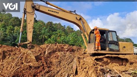 Tim Sar Masih Cari Orang Korban Longsor Serasan Natuna