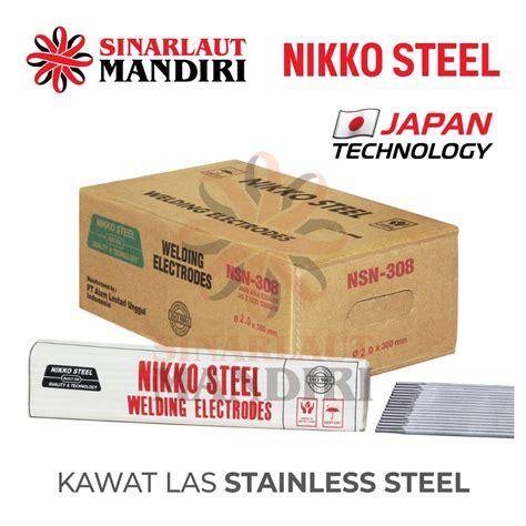 Jual Kawat Las Stainless Steel Nikko Kawat Las Nikko Steel NSN 308 4