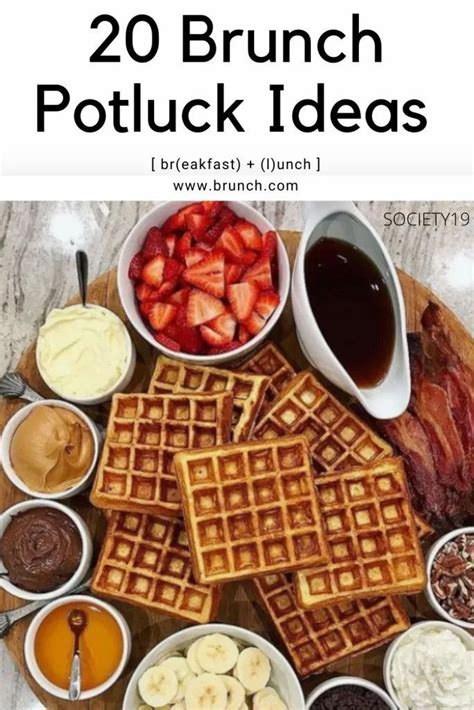 20 Brunch Potluck Ideas That Everyone Will Love - Society19 | Breakfast ...