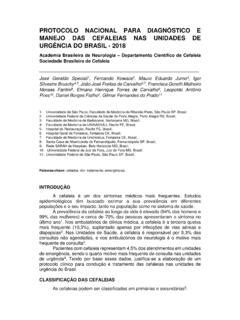 Artigo PROTOCOLO NACIONAL PARA DIAGN STICO E Artigo Protocolo