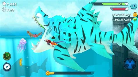 Hungry Shark Evolution Bigger Monster Giant Evolved Tiger Shark New