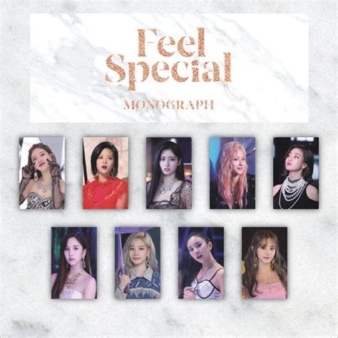 TWICE Photocard TWICE 8th Mini Album Feel Special Monograph Lazada