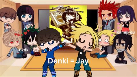 Mha Reacts To Denki S Future As Jay From Ninjago Denki Bkdk Cus I